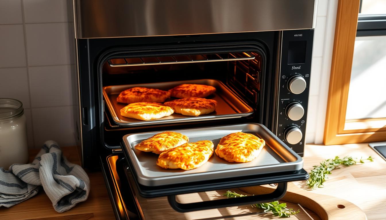 how long to cook chicken cutlets in oven
