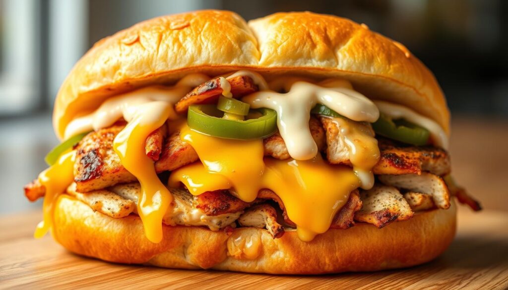chicken cheesesteak sandwich chicken cheesesteak sandwich