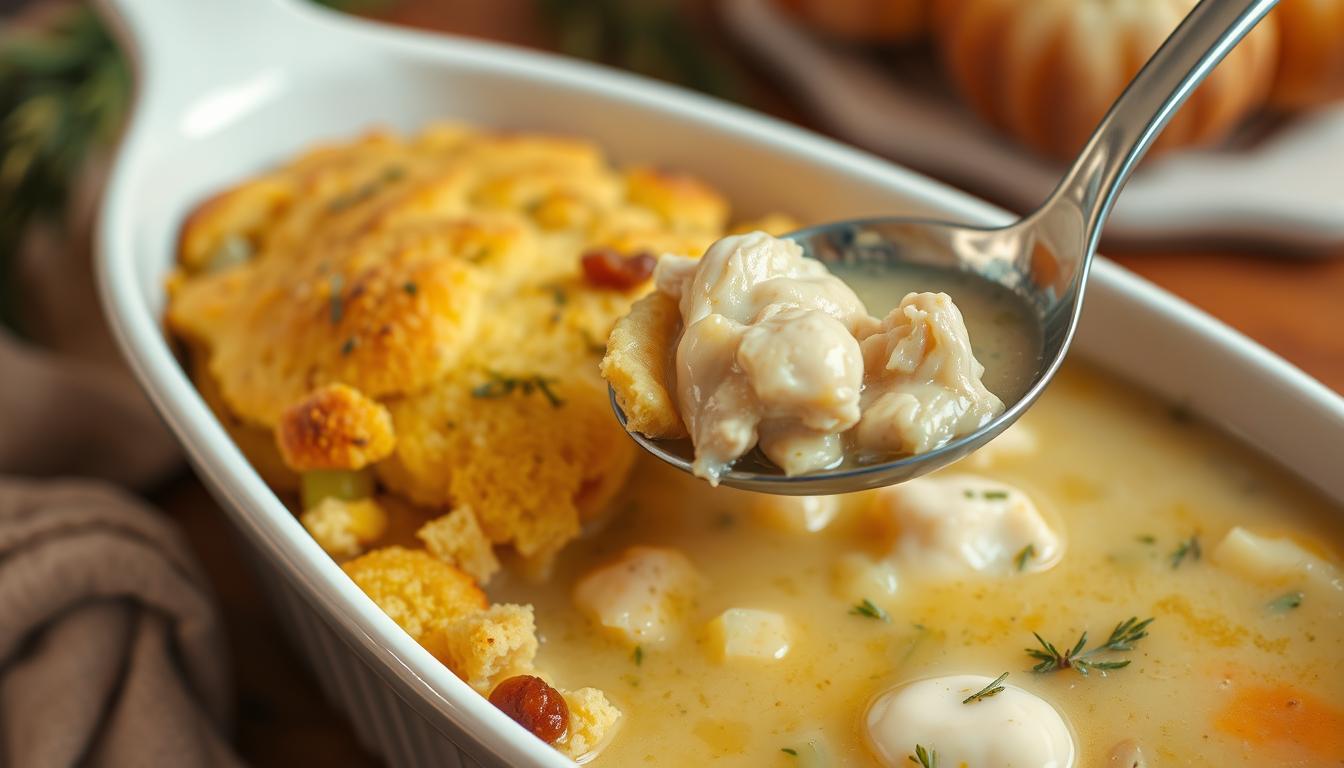 cornbread dressing with cream chicken soup