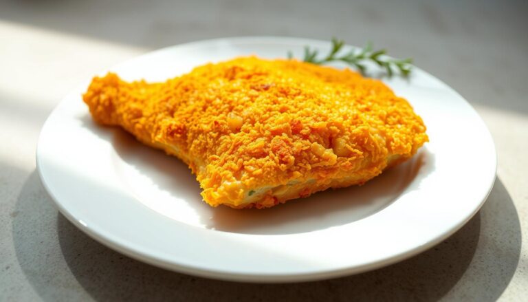 Oven baked breaded chicken