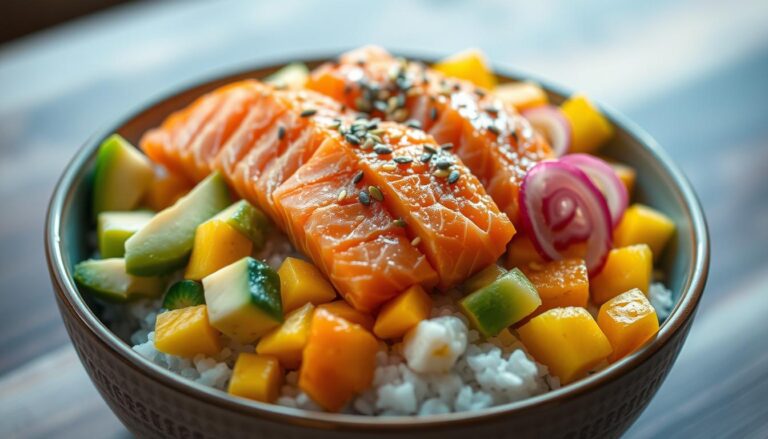 salmon poke bowl